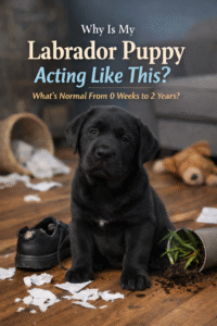 Why is my labrador puppy being bad